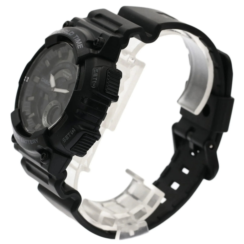 Pre-Owned Casio AEQ-110 Watch Stainless Steel/Rubber Men's CASIO (Good)
