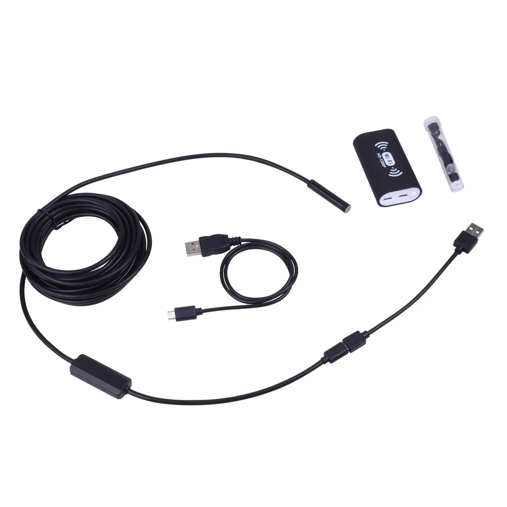 Nebublu 2.0MP Wireless Camera, IP68 Liquid WiFi Inspection Tool, Industrial Endoscope for iPhones, iPads, Android Devices and PC