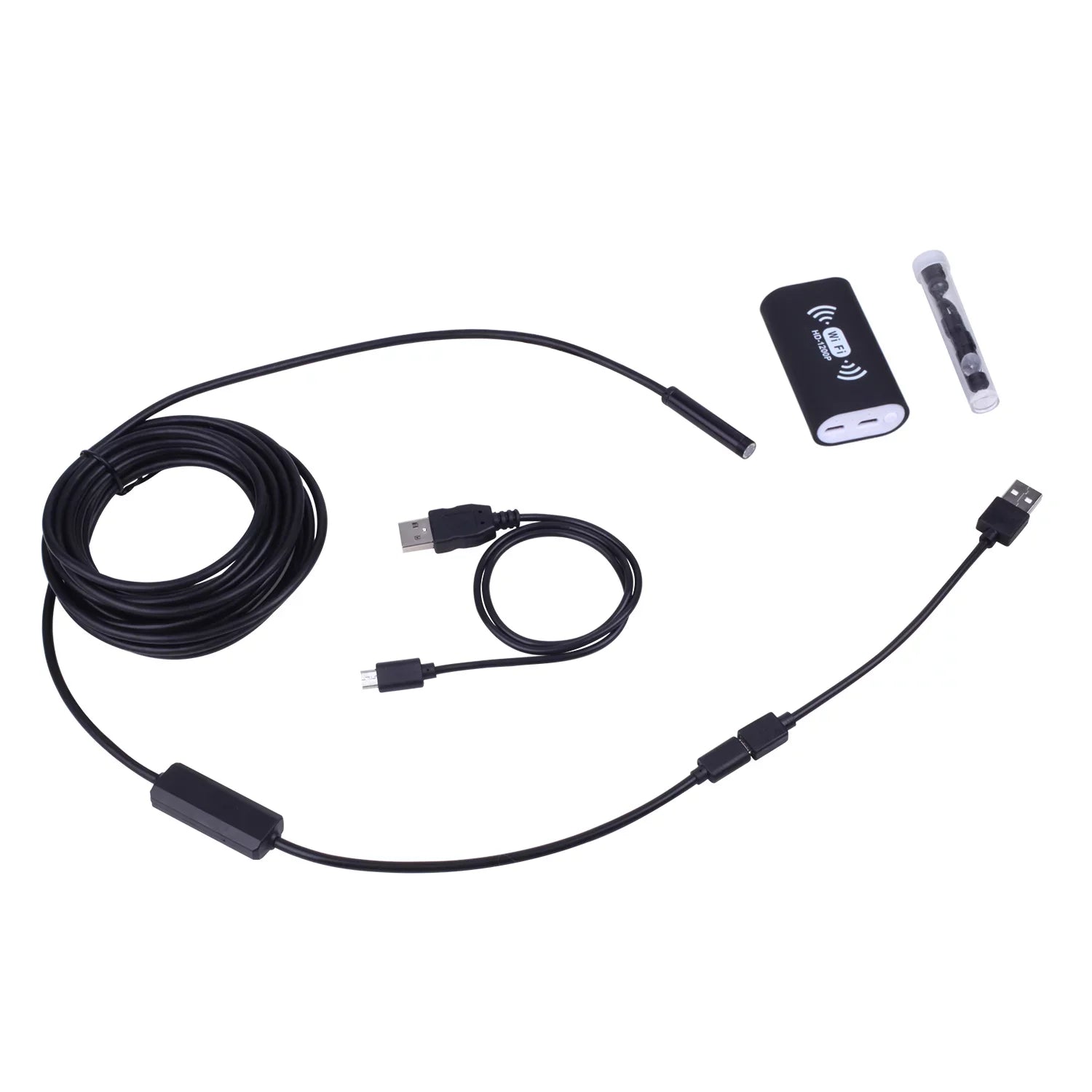 Nebublu 2.0MP Wireless Camera, IP68 Liquid WiFi Inspection Tool, Industrial Endoscope for iPhones, iPads, Android Devices and PC