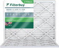 Filterbuy 16x20x1 MERV 13 Pleated HVAC AC Furnace Air Filters (2-Pack)