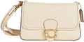 COACH Soft Calf Leather Tabby Shoulder Bag One Size Ivory
