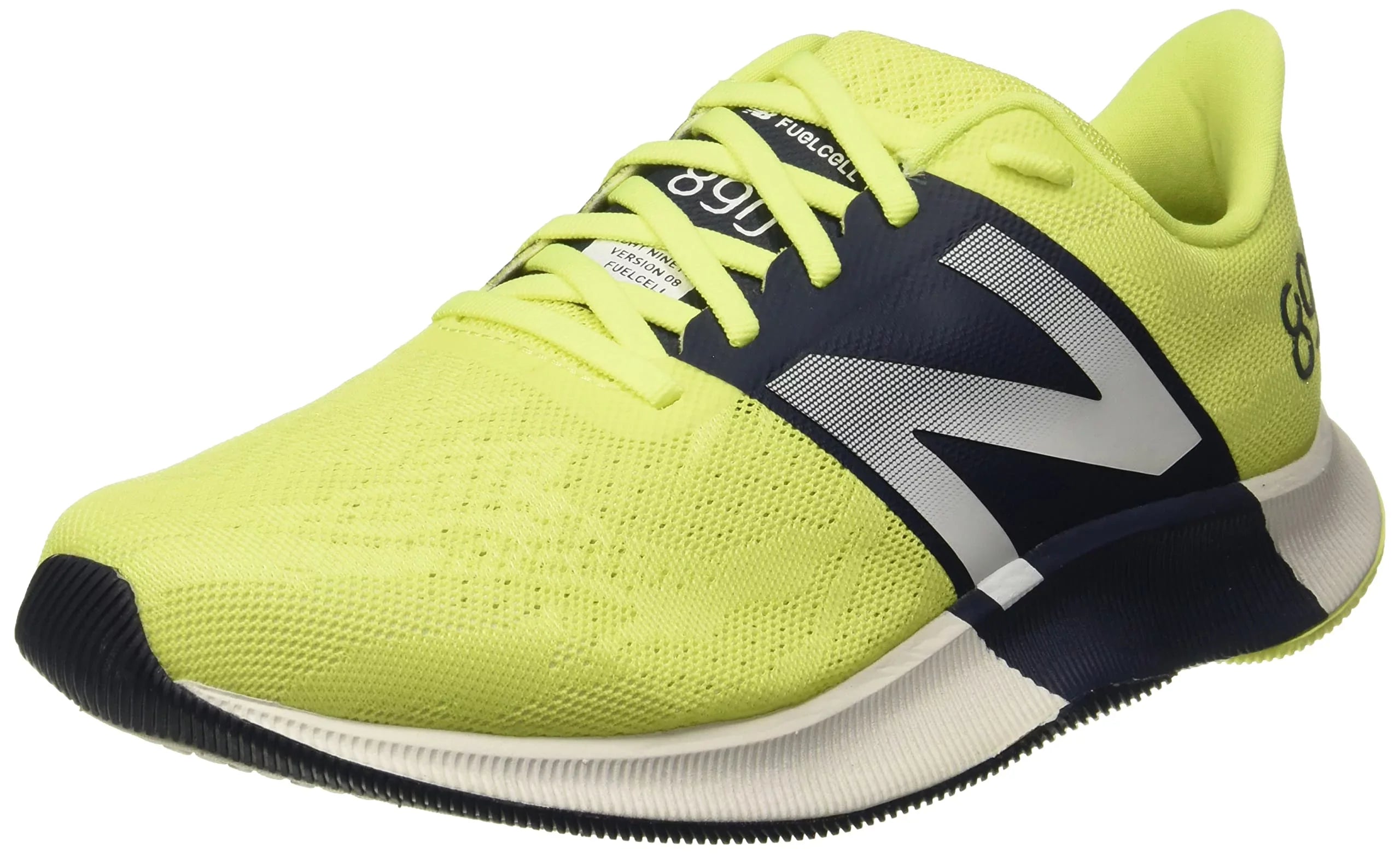 New Balance Women's FuelCell 890 V8 Running Shoe, Lemon Slush/Summer Fog, 9.5