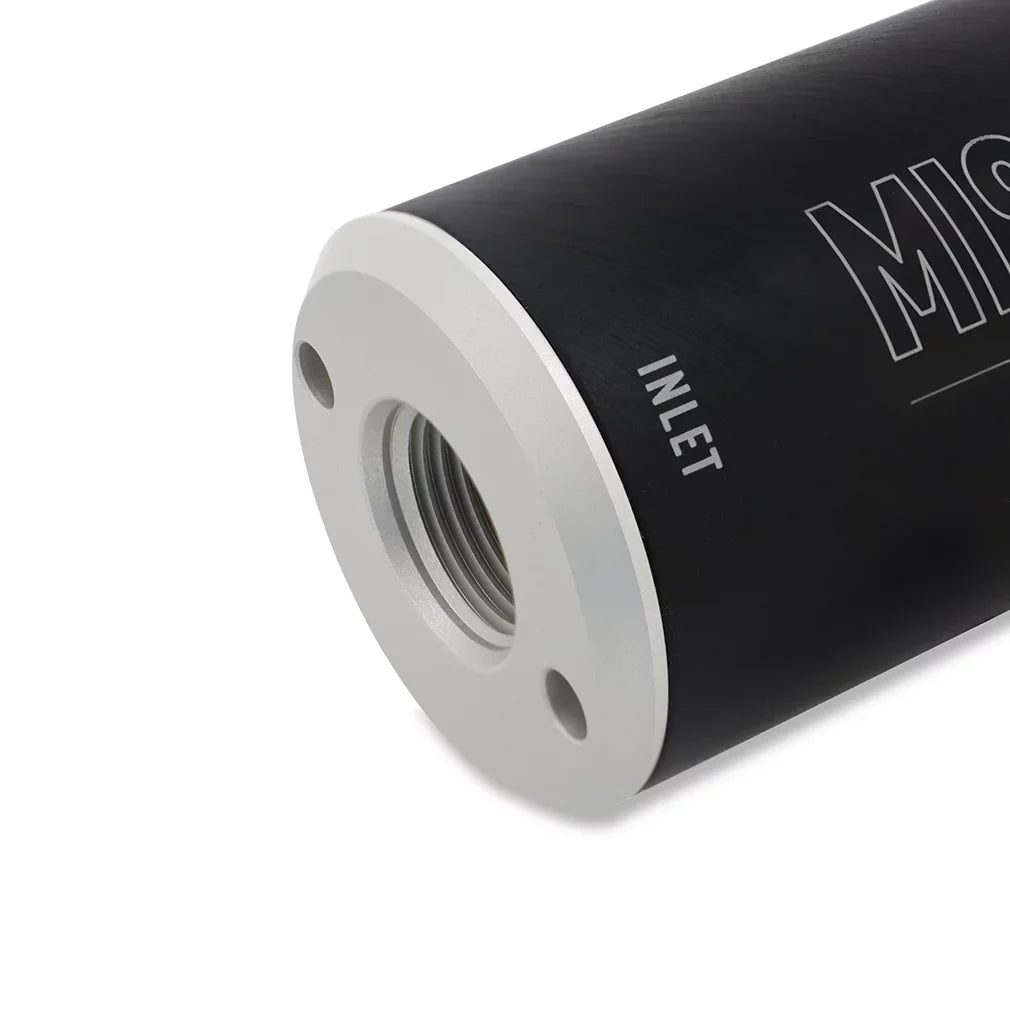 Mishimoto Efficiency -10AN Fuel Filter, Slim, 10-Micron Cellulose Insert