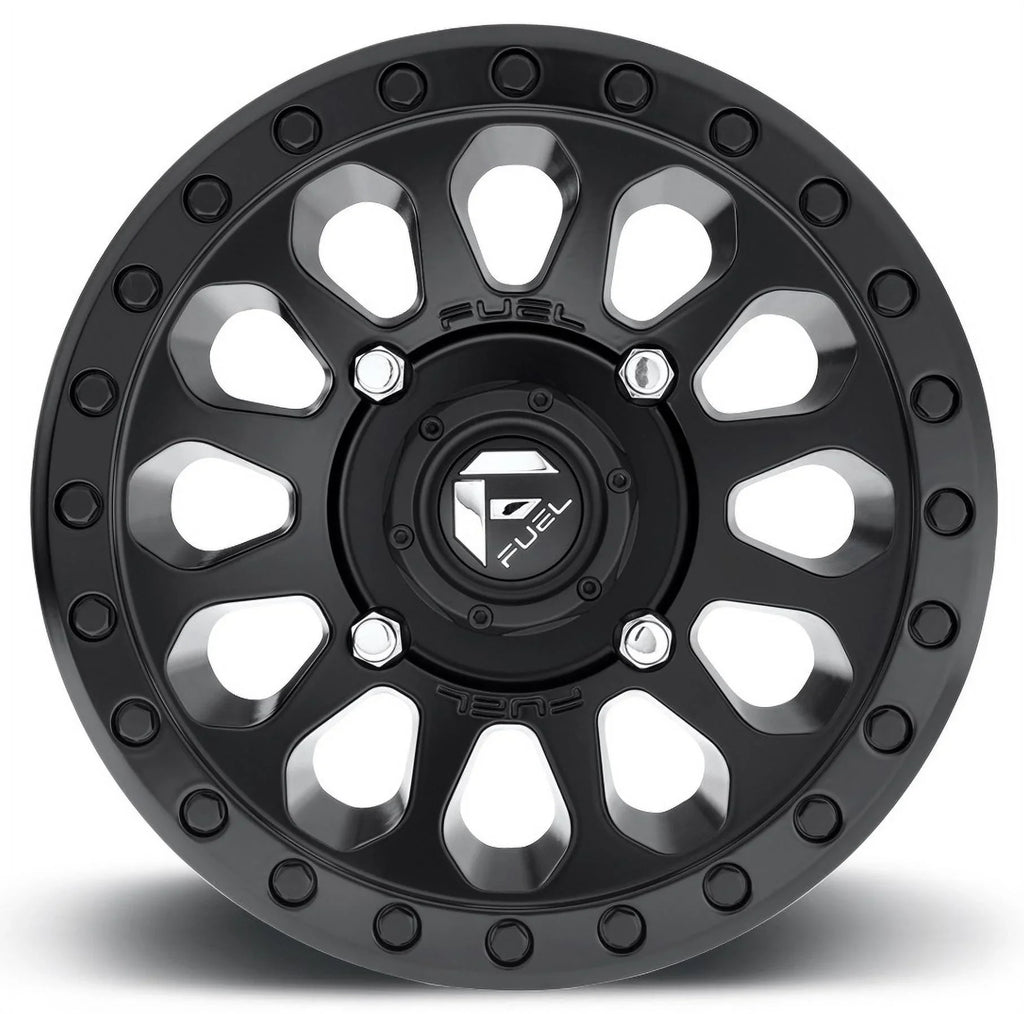 Fuel Vector 14" Wheels Black 30" Warrior XT Tires Kawasaki Mule Pro FXT