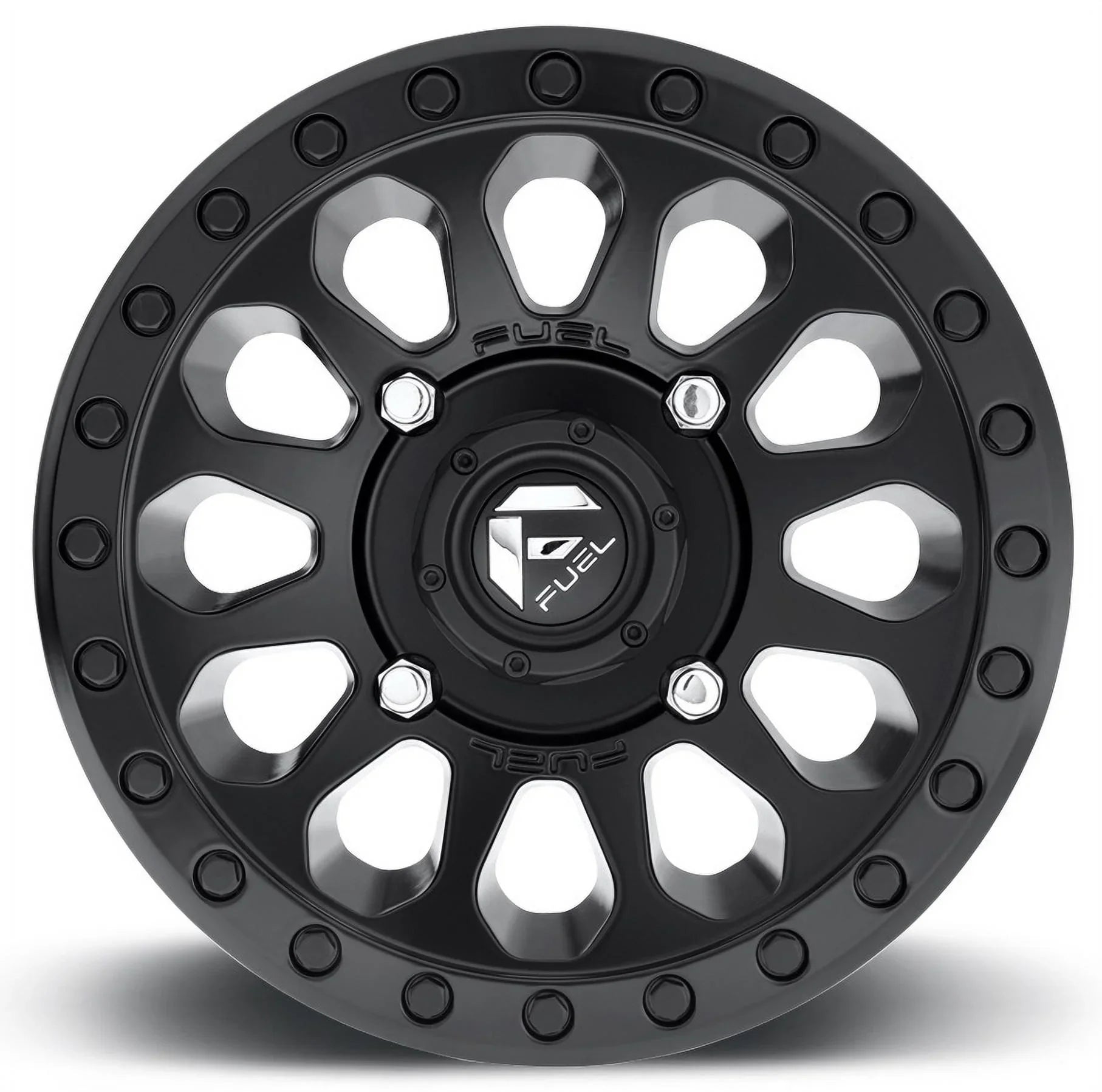 Fuel Vector 14" Wheels Black 30" Warrior XT Tires Kawasaki Mule Pro FXT