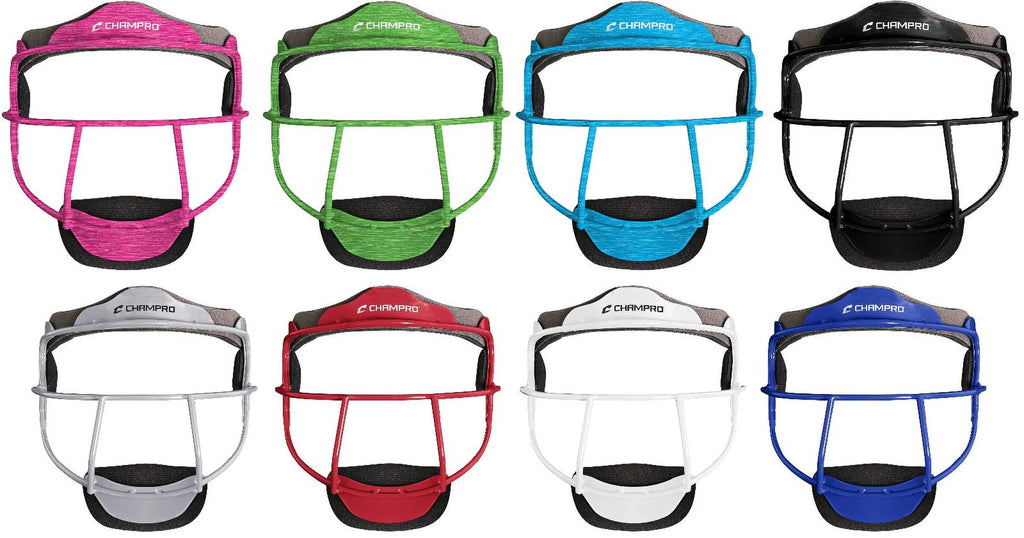 CHAMPRO Softball Defensive Fielder Mask - Wide Vision, YOUTH or ADULT