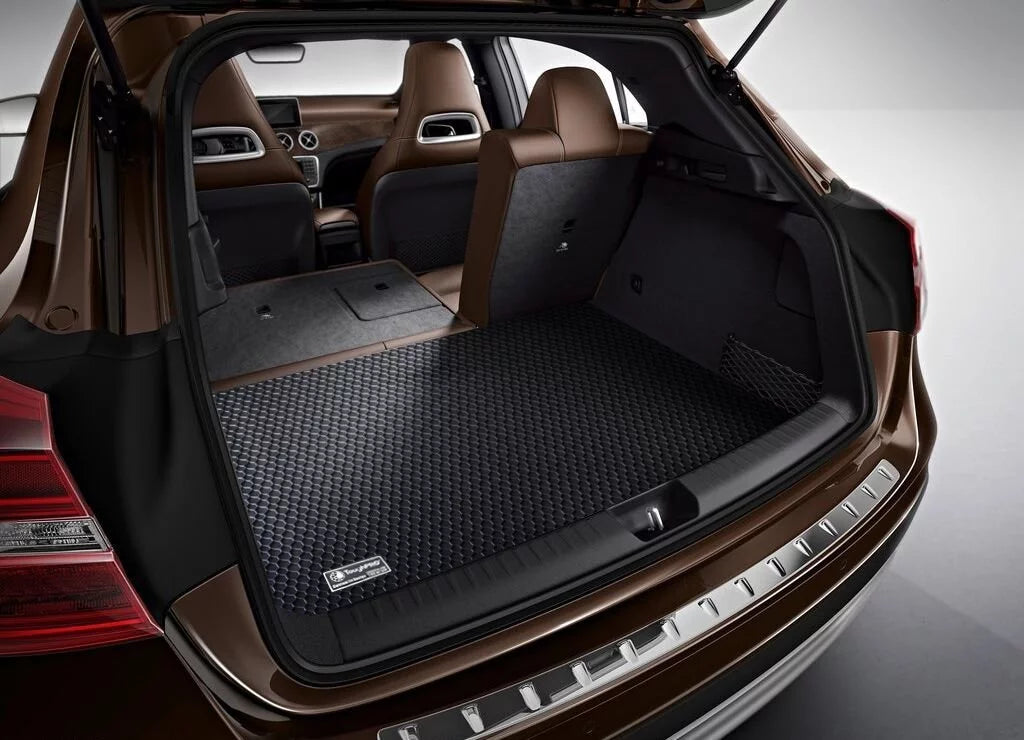 ToughPRO - Trunk Mat Compatible with BMW X3 - All Weather Heavy Duty (Made in USA) - Black Rubber - 2012