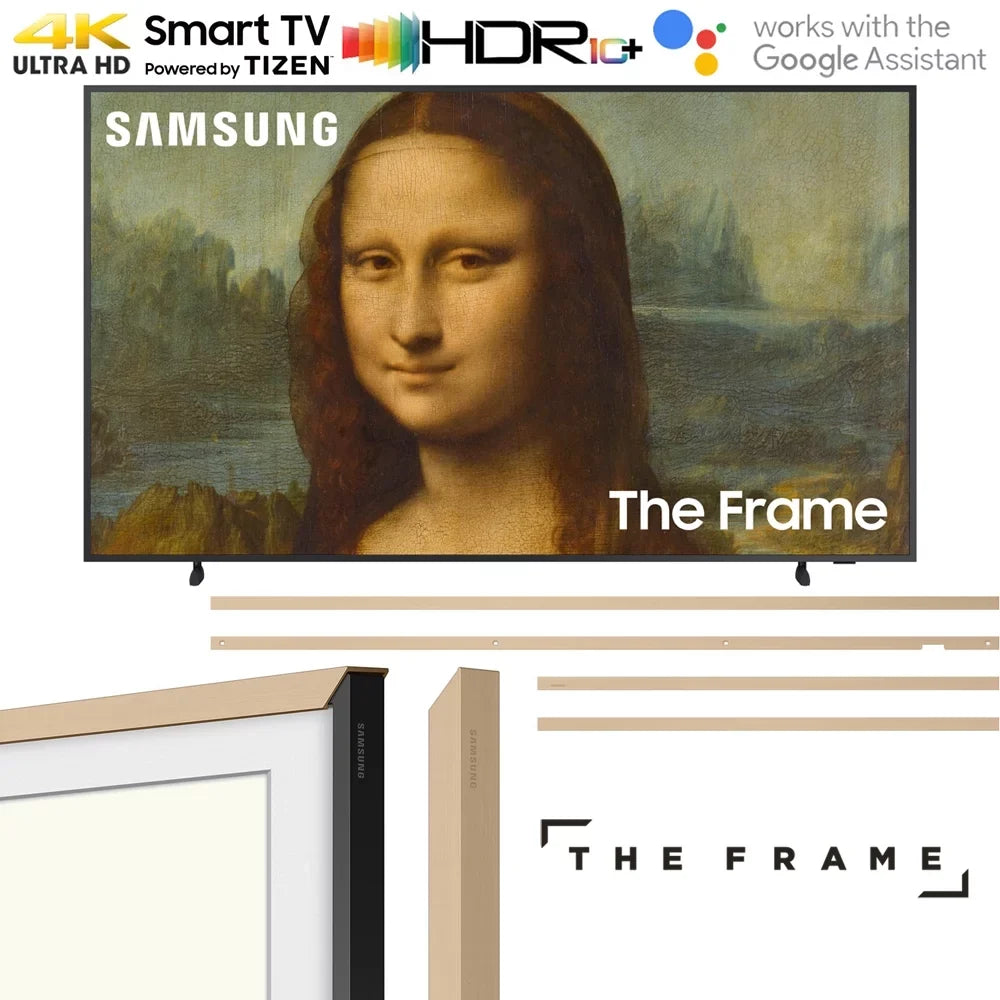 QN55LS03BA 55 inch The Frame QLED 4K UHD Quantum HDR Smart TV (2022) 55" Customizable Bezel Modern Beige