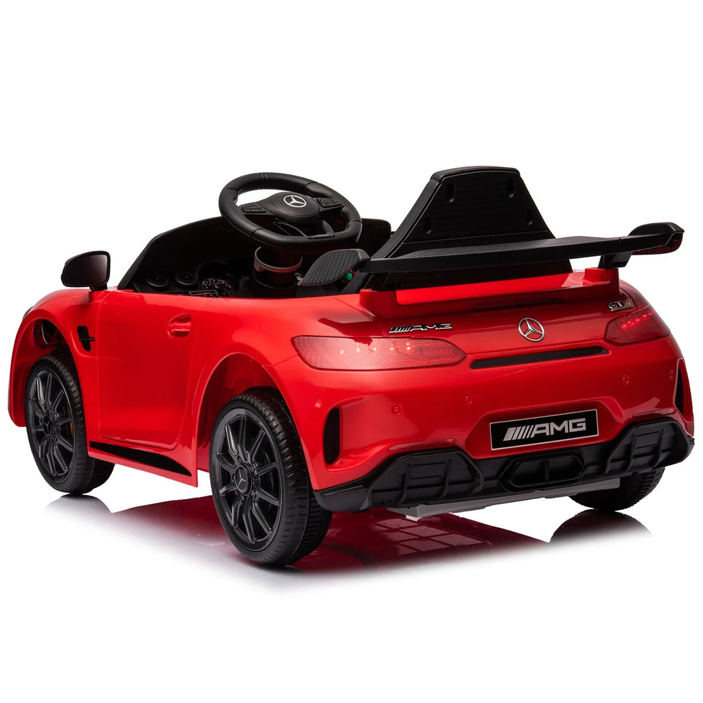 LEADZM Dual Drive 12V 4.5Ah Sports Car - Red - 26.9 - Experience the thrill of driving our realistic Mercedes-Benz Sports Car!