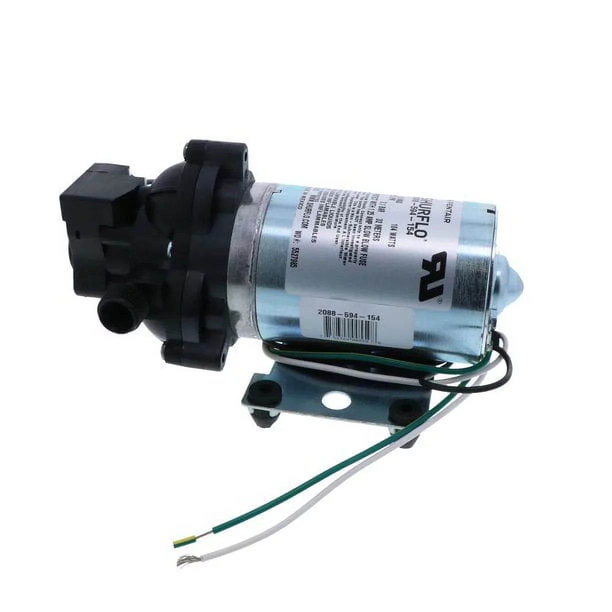SHURflo Industrial Pump - 198 GPH, 115 Volt, 1/2in, Model# 2088-594-154