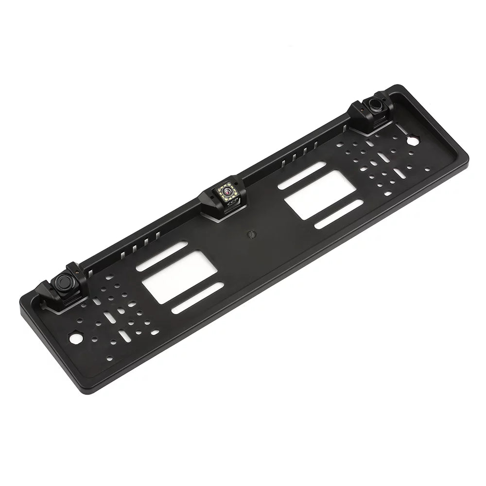 Apexeon European License Plate Frame Rear View Camera, Car Backup Camera with Reversing System, Parking Sensor