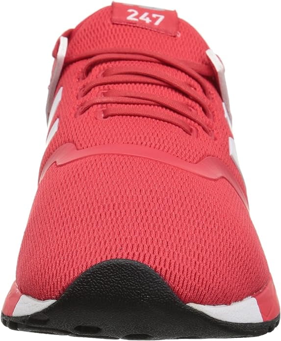 New Balance Mens 247 Decon V1 Sneakers, M11.5/W13, Red/White