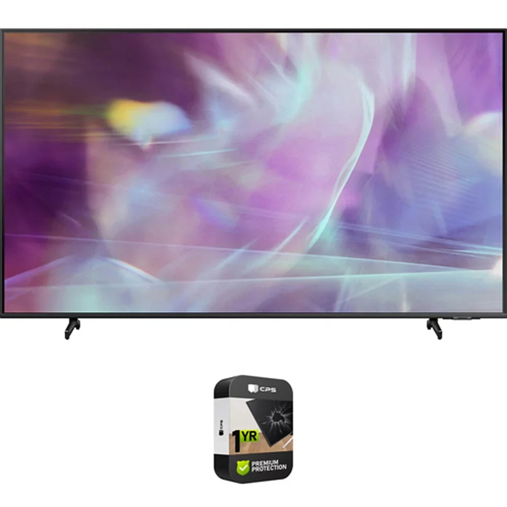 Restored QN50Q60AAFXZA 50 Inch QLED 4K UHD Smart TV 2021 Bundle with Premium 1 Year Extended Protection Plan (Refurbished)