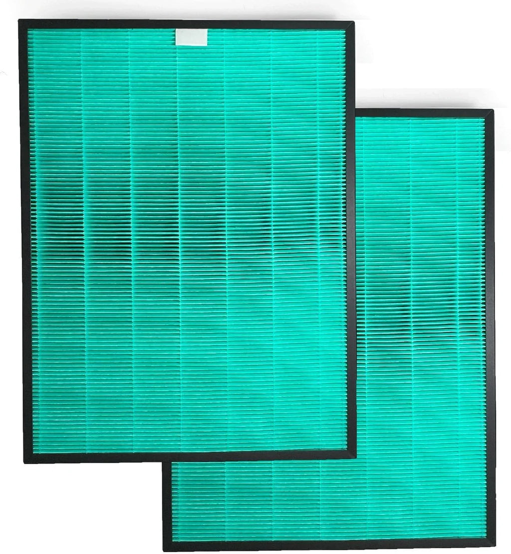 Nispira Max2 230 240 2-in-1 Green True HEPA Activated Carbon Filter Replacement for Coway Airmega 230 240 Air Purifier | Removes Smoke, VOCs, Odor | 2 Packs