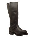 Men's 16" Engineer Zipper Biker Boot Black