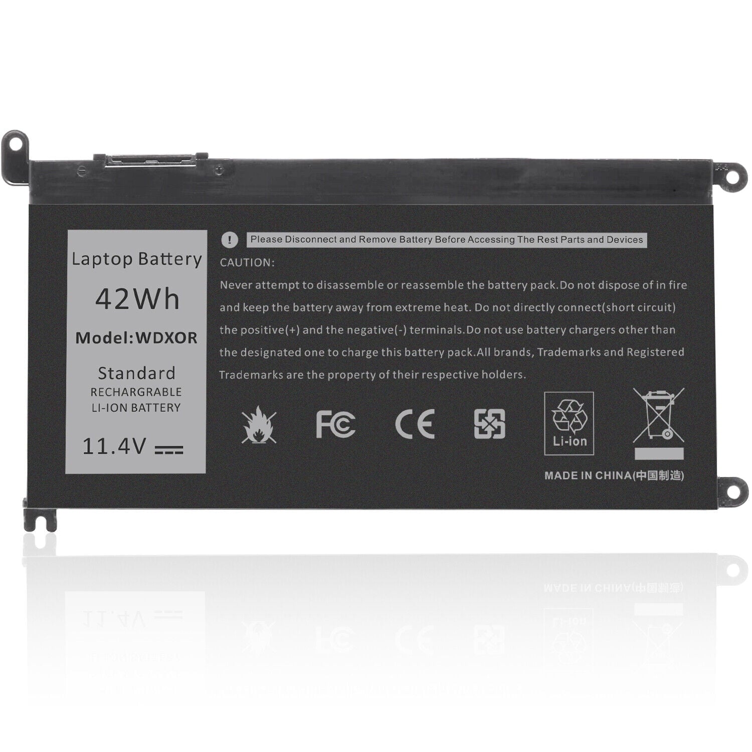 42Wh For Inspiron 15-5567 5568 14-7460 P58F T2JX4 Battery WDXOR WDX0R