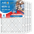 16X20X2 Filters MERV 11 Comparable to MPR 1000, MPR 1200 & FPR 7 Compatible with Honeywell DH150 Dehumidifiers 4 Pack by AIRX FILTERS WICKED CLEAN AIR.