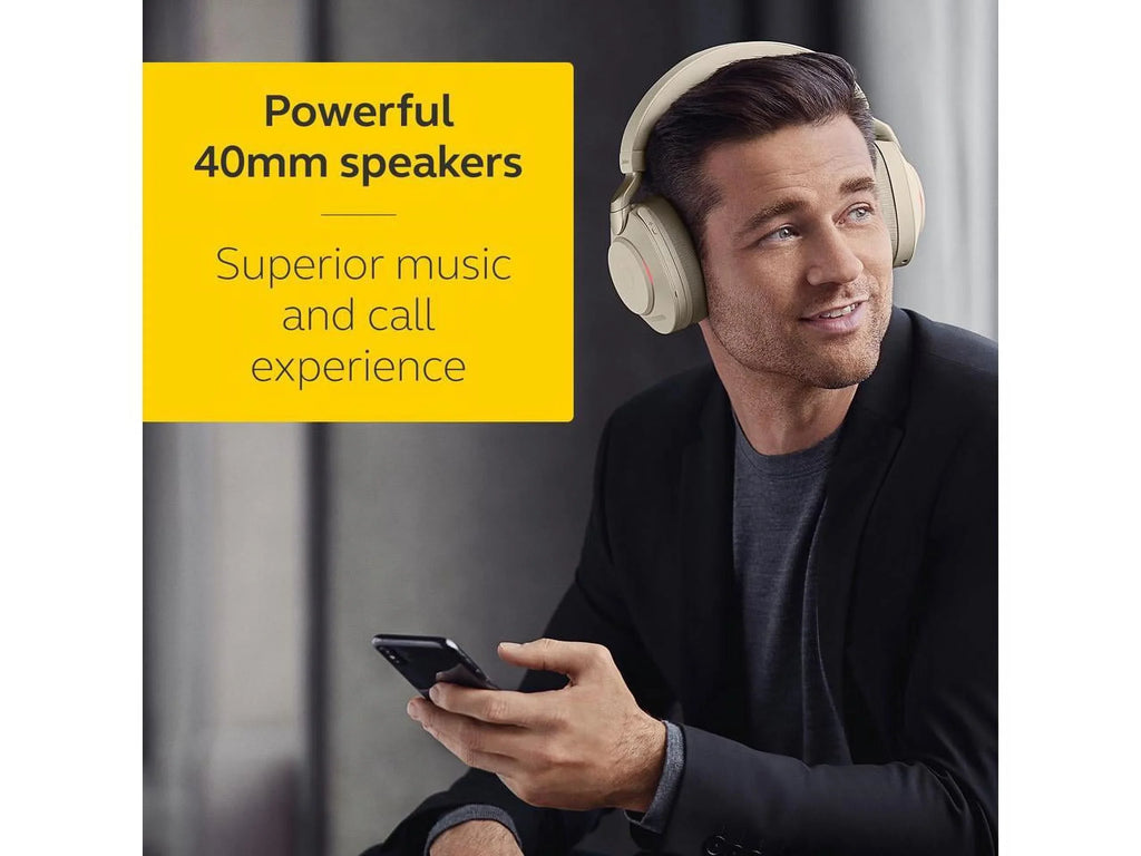 Jabra Evolve2 85 - USB-C MS Teams Stereo - Beige Wireless Headset / Music Headphones