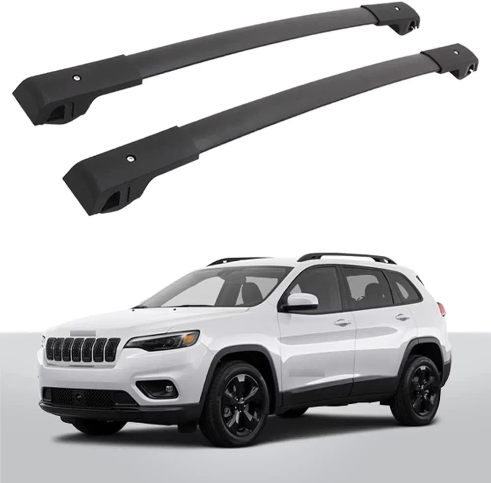 NIXFACE Cross Bars Roof Rack Fit for Jeep Cherokee 2014 - 2023 Luggage Rack Crossbar Cargo Carrier with Side Rails