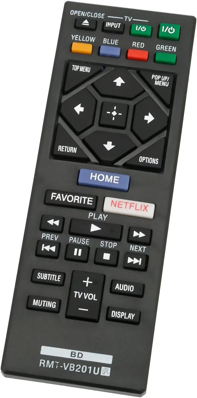 RMT-VB201U Replace Remote Control fit for Blu-Ray BD Disc DVD Player BDP-BX370 BDP-S1700 BDP-S3700 BDP-S6700