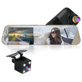 Pyle PLCM4567 - HD 1080p Display Vehicle Dual DVR Dash Cam - Camera & Monitor System with Fluid Backup Cam, Night Vision, 4.3’’ Display