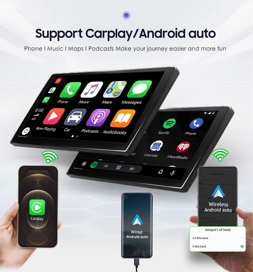 10.1" Android 12 GPS Navigation 2+32GB Car Stereo Radio Head Unit Carplay For Mitsubishi Lancer 2007-2012