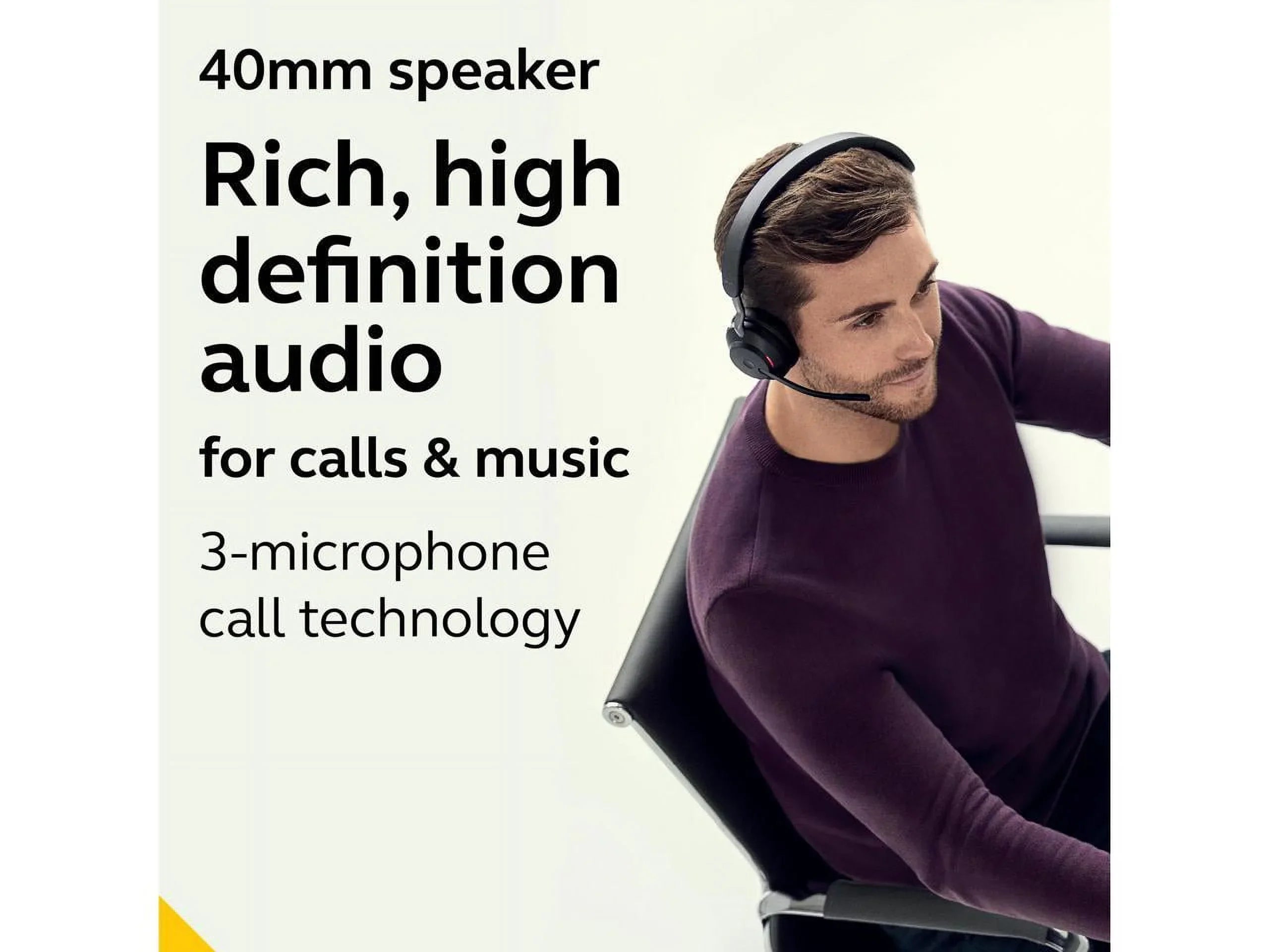 Jabra Evolve2 65 USB-C MS Mono -Black Wireless Headset / Music Headphones