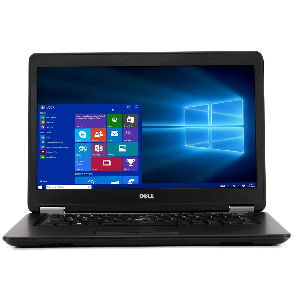 Latitude E7450 Mobile pc Computer, 2.90 GHz i7 Dual Core Gen 5, 8GB DDR3 RAM, 256GB SSD Hard Drive, Windows 10 Professional 64 Bit, 14" Monitor Second-hand Grade B Refurbished