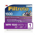 (P) 3M Filtrete 1500 Mpr 20 X 20 X 1" Bacteria And Virus Air Filter 4Pk