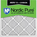 Nordic Pure 17x17x1ExactCustomM13PlusC-6 Exact MERV 13 Plus Carbon AC Furnace Filters, 17 x 17 x 1 in. - Pack of 6