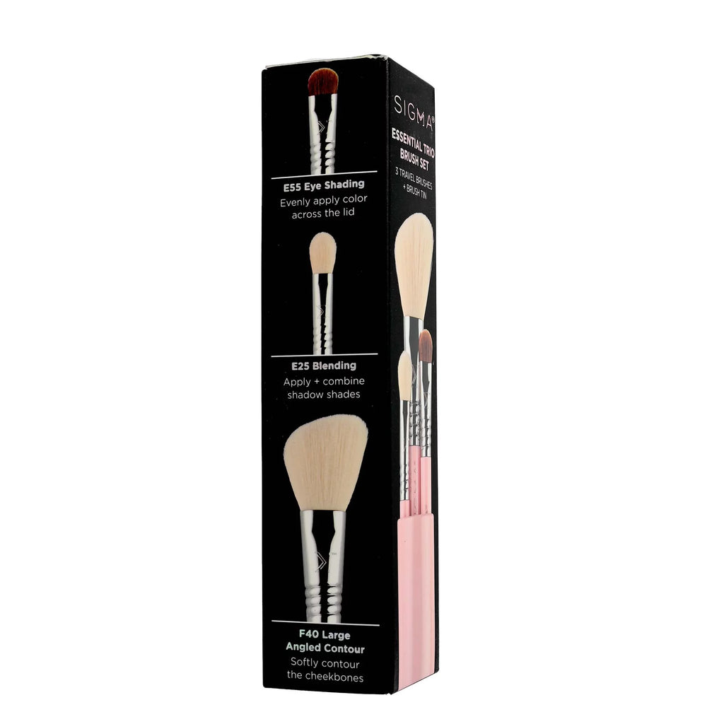 Sigma Beauty ETBS02 - Essential Trio Brush Set - Pink