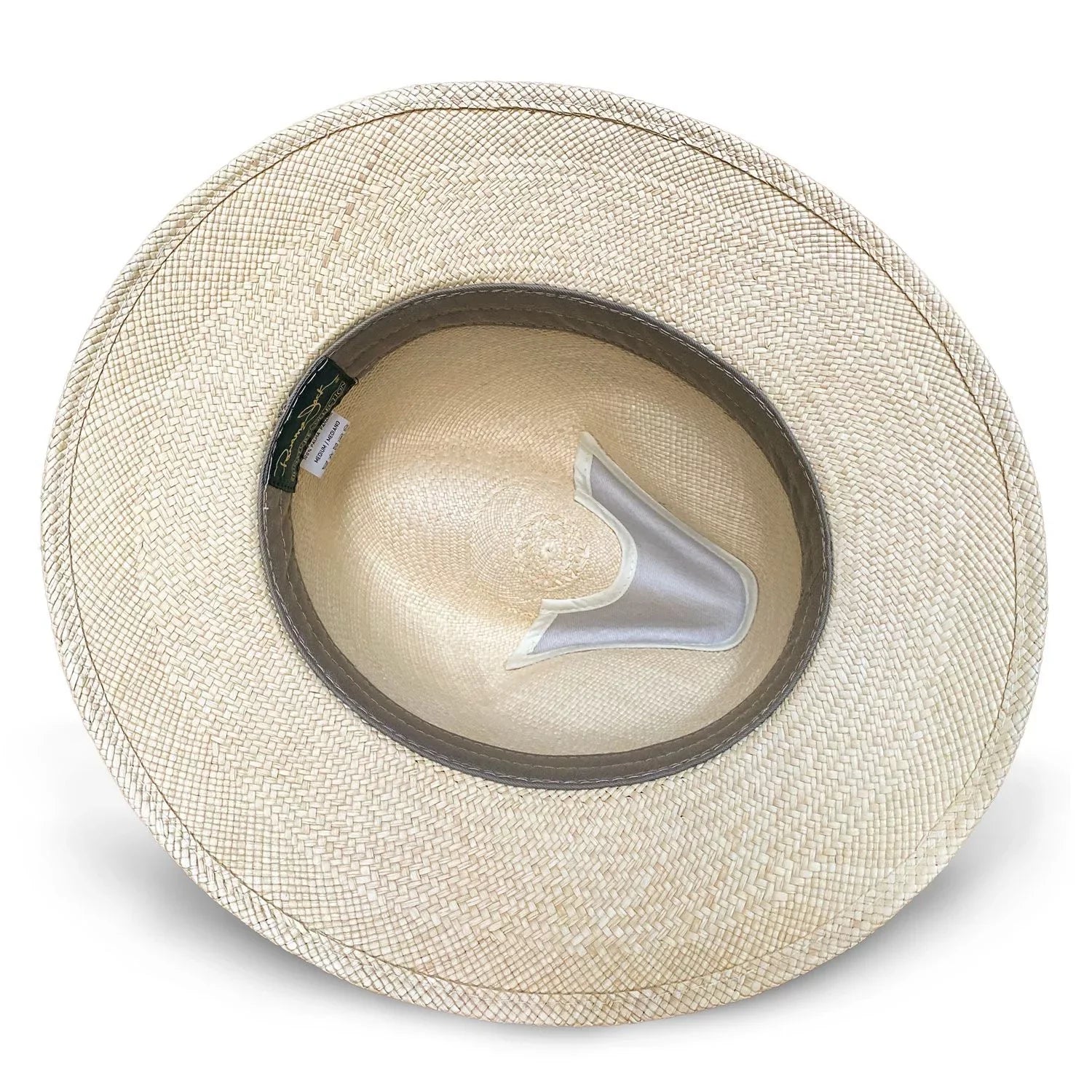 Panama Jack Premium Safari Straw Hat - Handwoven, Lightweight & Breathable, 2 5/8" Brim (X-Large)