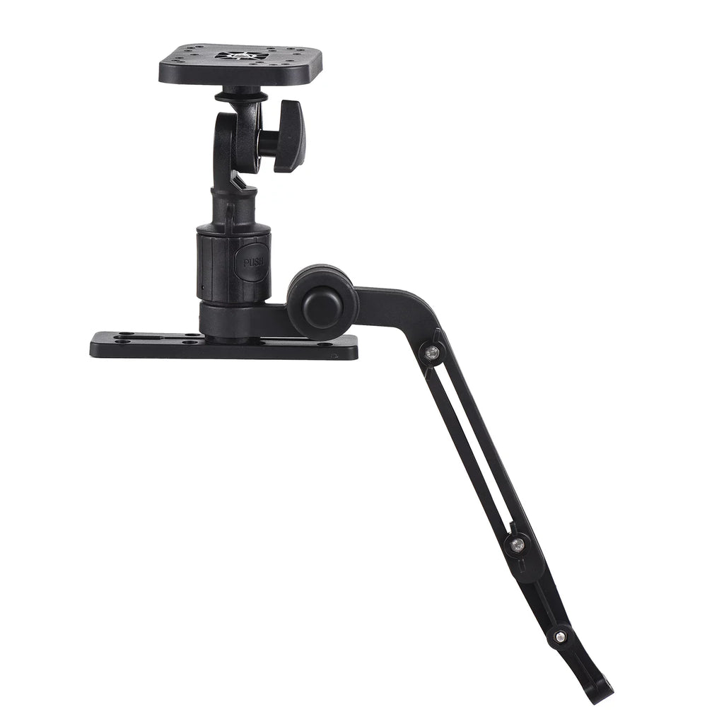 Tomshoo Tough Kayak Boat Transducer Mounting Arm, Fish Finder Mount Base Adapter, 360 Degree Swivel