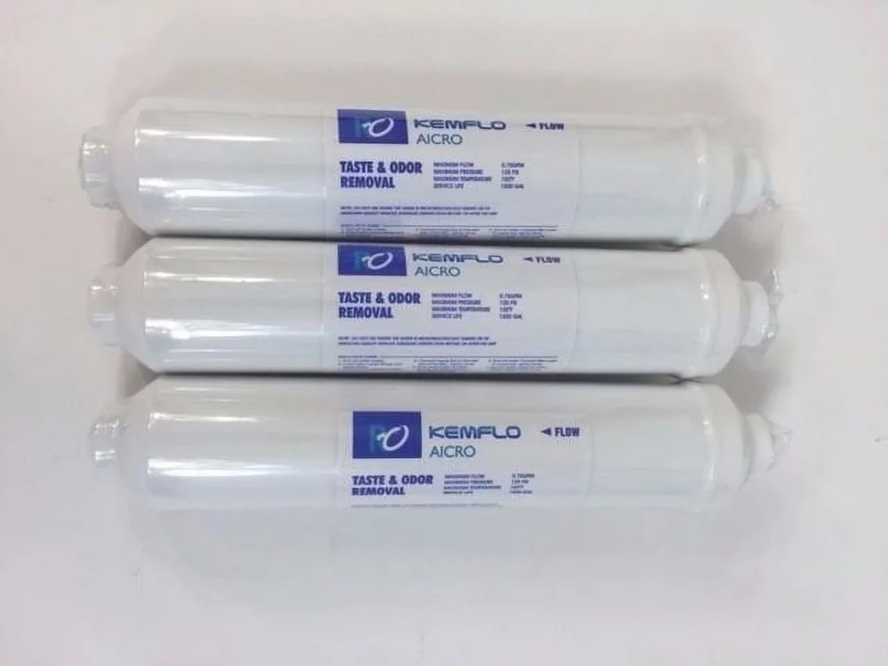 New 3 Pack AICRO-Q 10" 2" Inline Filter w/ 1/4" Built-in Quick-Connect Fitting