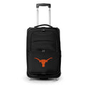 MOJO Black Texas Longhorns 21" Softside Rolling Carry-On Suitcase