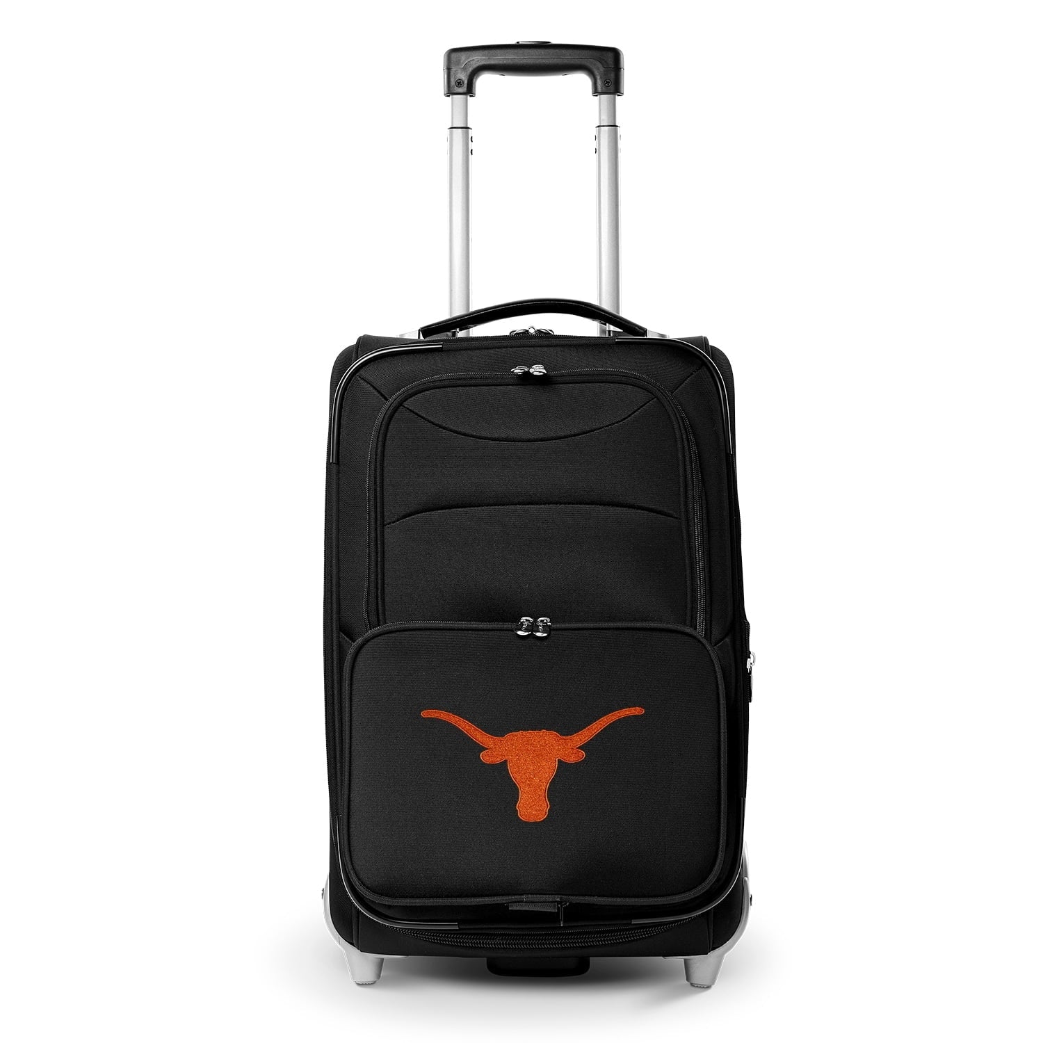 MOJO Black Texas Longhorns 21" Softside Rolling Carry-On Suitcase