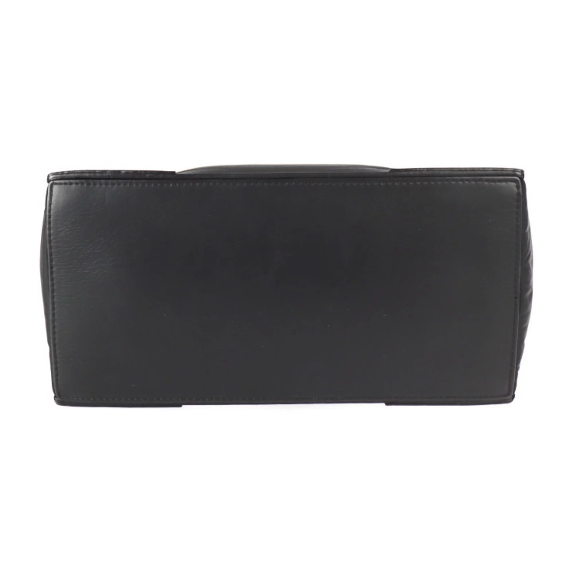 Pre-Owned BALENCIAGA Balenciaga Kabas S tote bag 363425 nylon leather black silver metal fittings (Good)
