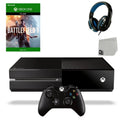 Xbox One Original 500GB Gaming Console Black Headset With Battlefield 1 Game BOLT AXTION Bundle Like New