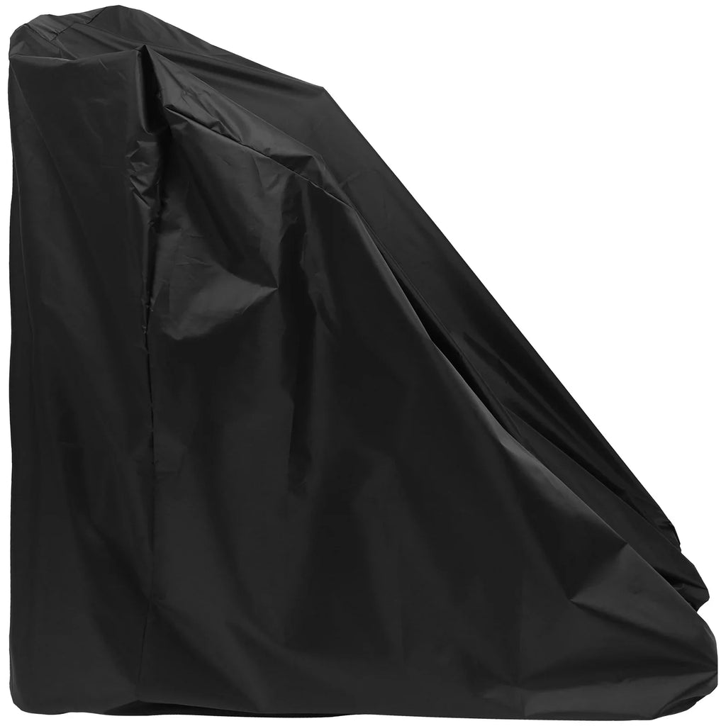 Qumonin Treadmill Cover Dust-proof Fluid Running Machine Cover for Home Gym (Black)