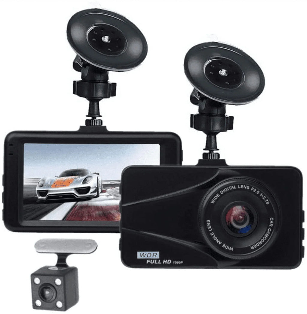 T670 Plus DVR Dash Cam For Chevrolet Dual Travel Recorder Full HD 3" LCD Monitor 170° Wide Angle, WDR, G-Sensor, Loop Recording Motion Detection Excellent Video Images