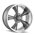 Ridler 695 20X10 5X114.3 0Et 83.82Cb Grey W/Machined Lip