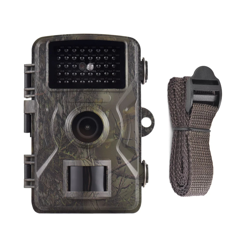Meterk 1080P Trail Camera 16MP Wildlife Camera Tracking Camera with 2.0 Inch TFT Color Monitor 0.8s Trigger Time Supports Infrared Night Vision Motion Activated IP66 Fluid