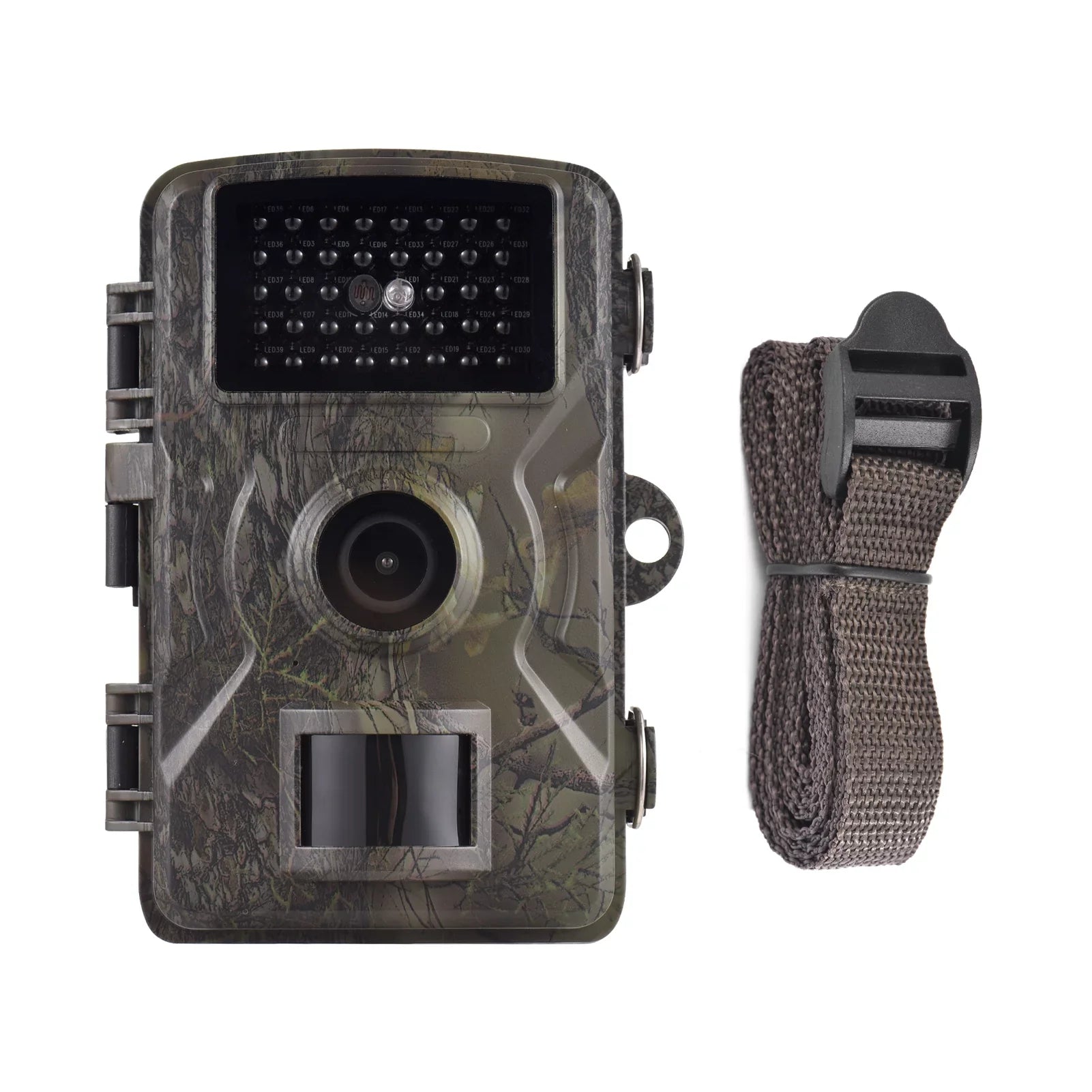 Meterk 1080P Trail Camera 16MP Wildlife Camera Tracking Camera with 2.0 Inch TFT Color Monitor 0.8s Trigger Time Supports Infrared Night Vision Motion Activated IP66 Fluid
