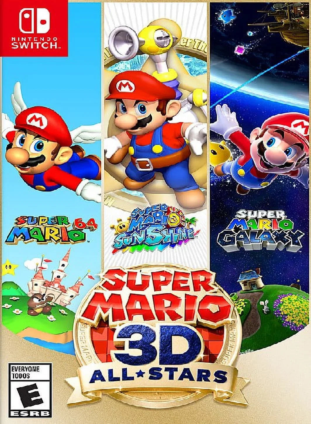 Restored Super Mario 3D All-Stars (Nintendo Switch, 2020) Adventure Game (Refurbished)