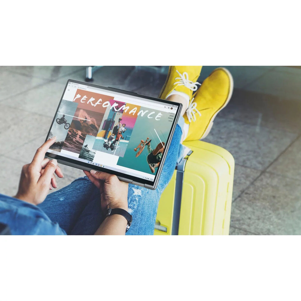 Yoga 7i Windows 11 Pro 16" 2.5K IPS 2-in-1 Business Notebook 12th Evo Platform 12-Core i5-1240P, 8GB LPDDR5 RAM, 1TB SSD, Iris Xe Graphics, Backlit KB, Fp, Gray