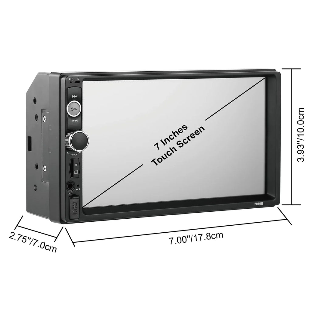 New 7" Car MP5 Radio, iMounTEK HD Touch Display Car Multimedia Player, FM AUX USB TF Input, with Backup Camera
