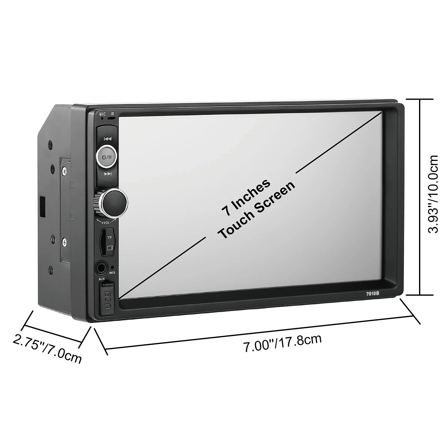 New 7" Car MP5 Radio, iMounTEK HD Touch Display Car Multimedia Player, FM AUX USB TF Input, with Backup Camera