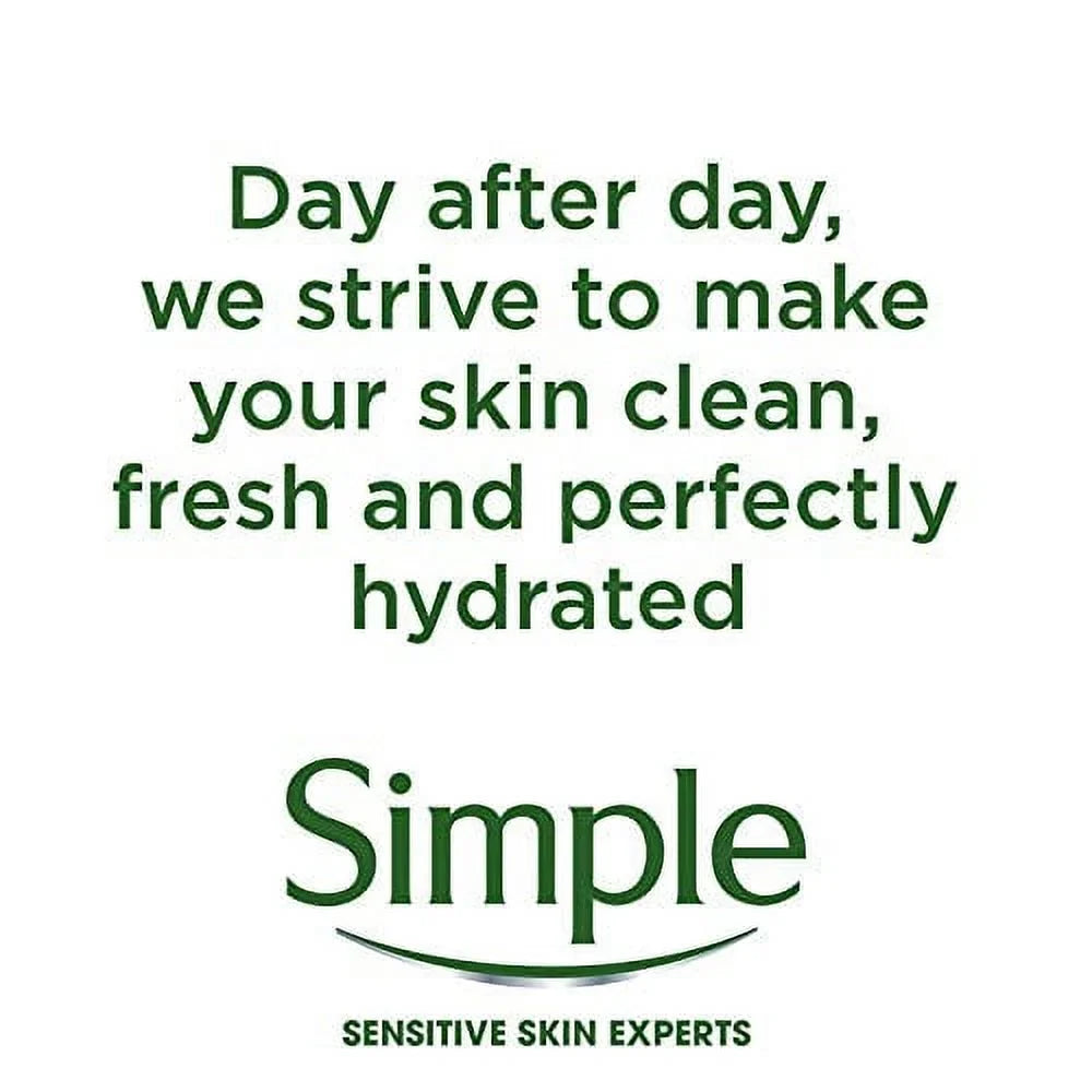 Simple Fluid Boost Hydrating Cleansing Wipes - 25 Wipes X 6 Pack (150 Wipes)