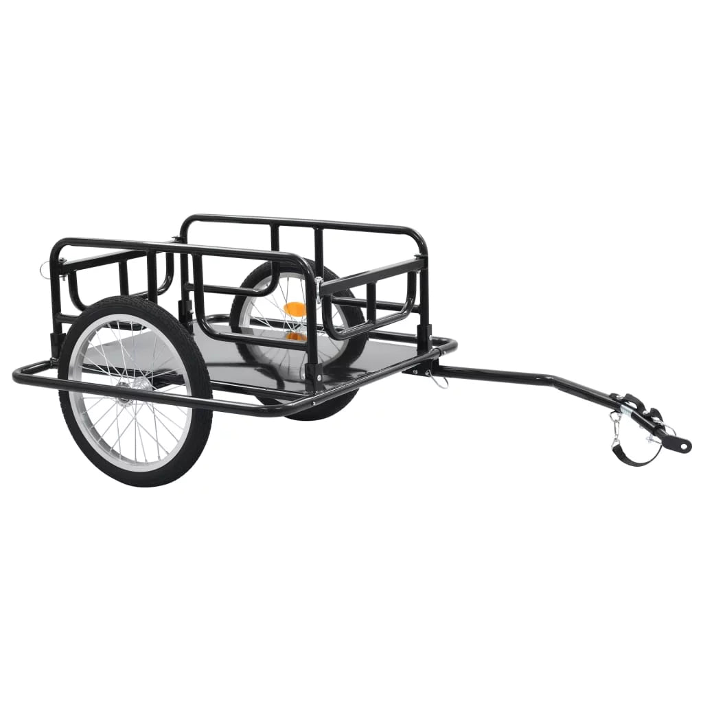 Irfora Bike Cargo Trailer 51.2"x28.7"x19.7" Steel Black