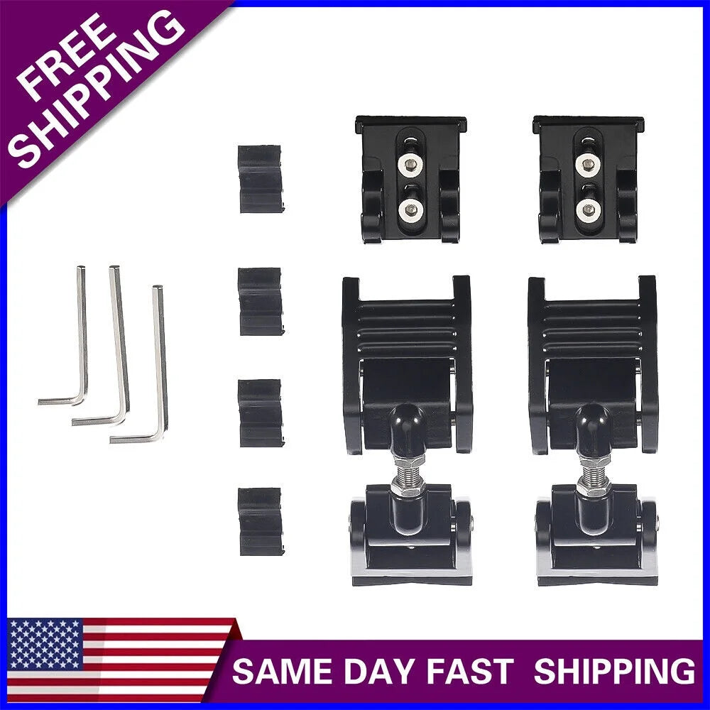 Jahyshow Premium Hood Latch Lock Catch Set for Jeep Wrangler JK 07-18 - Enhance Your Jeep's Security
